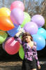 Tara Bush with Balloons, Inflatables, and Bubble Gum!