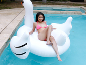 Maya Bijou on inflatable fetish